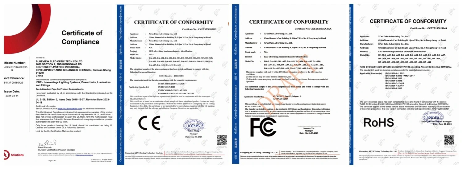 certifications