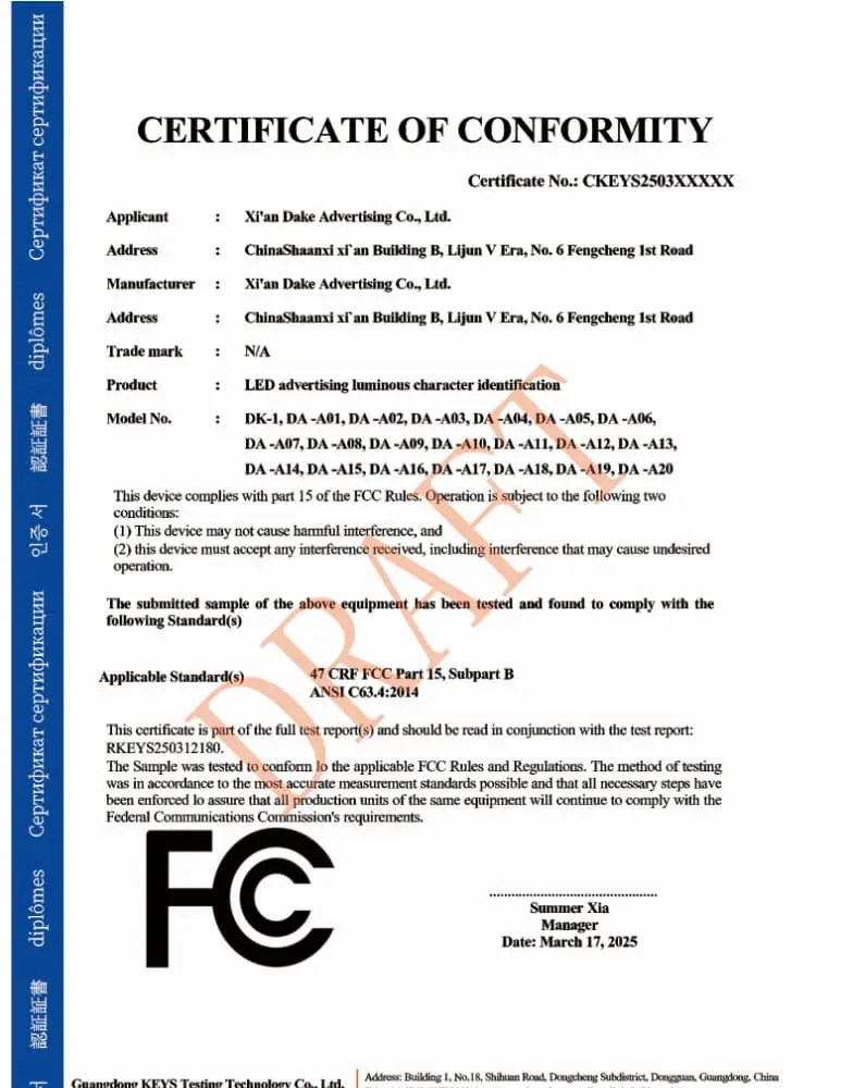 Quality & Certifications